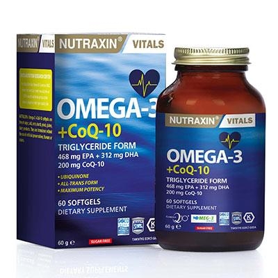 Nutraxin Omega + Co Q Kapsül